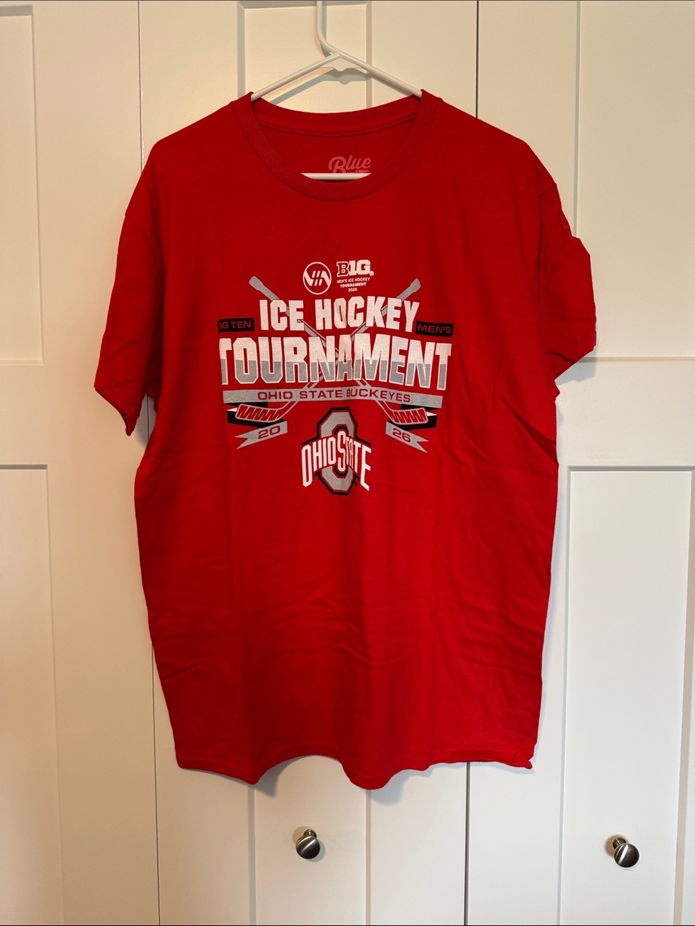 🦩Blue 84 Red Ohio State Ice Hockey Tournament T-Shirt
